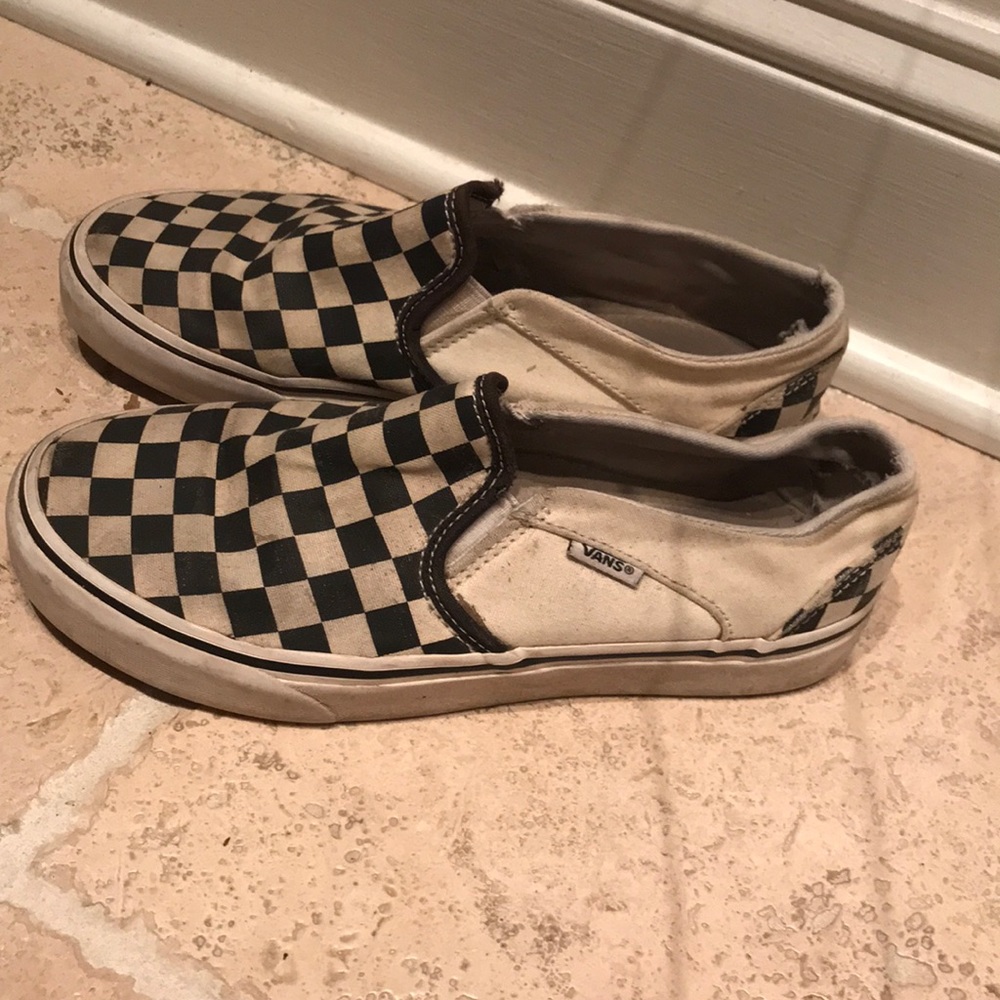 checkered vans